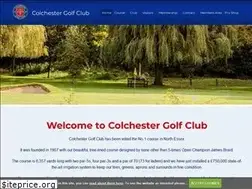 Sites similar to colchestergolfclub.com