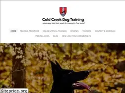 Sites similar to coldcreekdogtraining.com