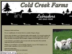 Sites similar to coldcreekfarms.com