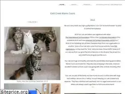 Sites similar to coldcreekmainecoons.com