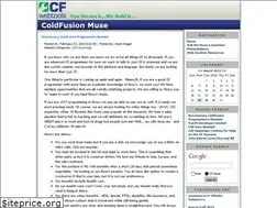 Sites similar to coldfusionmuse.com