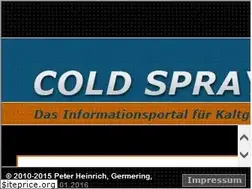 Sites similar to coldspraying.info