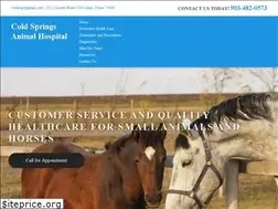 Sites similar to coldspringsanimalhospital.com