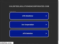 Sites similar to coldsteelsolutionsincorporated.com