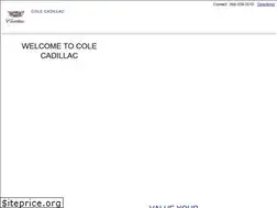 Sites similar to cole-cadillac.com