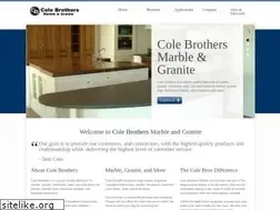 Sites similar to colebrothersgranite.com