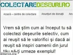 Sites similar to colectaredeseuri.ro