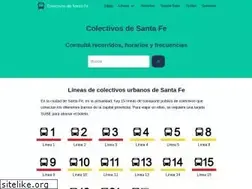 Sites similar to colectivossantafe.com.ar