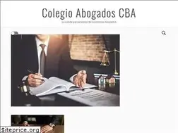 Sites similar to colegioabogadoscba.com.ar