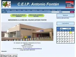 Sites similar to colegioantoniofontan.es