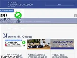 Sites similar to colegiocerradodecalderon.es