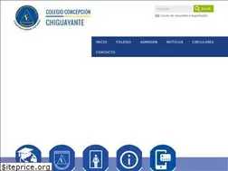 Sites similar to colegioconcepcionchiguayante.cl