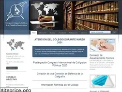 Sites similar to colegiodecaligrafos.org.ar