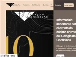 Sites similar to colegiodegeofisicos.org