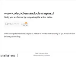 Sites similar to colegiofernandodearagon.cl