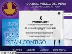 Sites similar to colegiomedicotacna.com