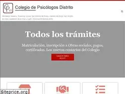Sites similar to colegiopsicologosvi.com.ar