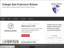 Sites similar to colegiosfsolano.es