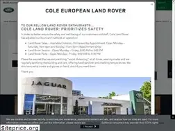 Sites similar to colelandrover.com