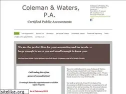 Sites similar to colemanandwaterscpa.com