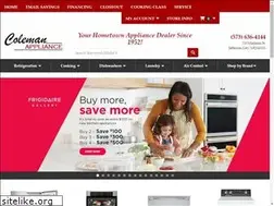 Sites similar to colemanappliance.com