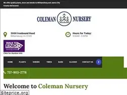 Sites similar to colemannursery.com