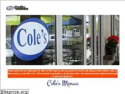 Sites similar to colesbakeryandcafe.com