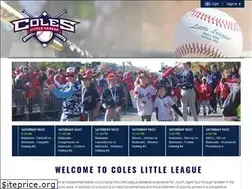 Sites similar to coleslittleleague.com