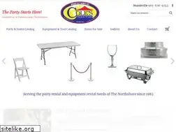 Sites similar to colespartyrental.com