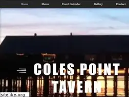 Sites similar to colespointtavern.com