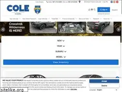 Sites similar to colesubaru.com