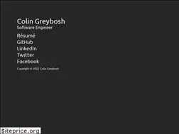 Sites similar to colingreybosh.me