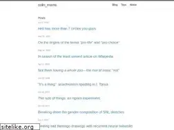Sites similar to colinmorris.github.io