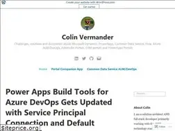 Sites similar to colinvermander.wordpress.com