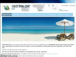 Sites similar to colis-dom-tom.fr