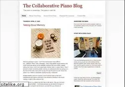 Sites similar to collaborativepiano.blogspot.com