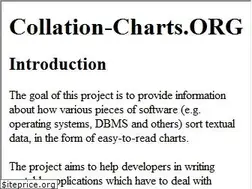 Sites similar to collation-charts.org