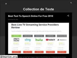 Sites similar to collectiondetexte.blogspot.com