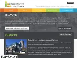 Sites similar to collectivitesviables.org