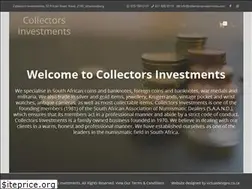 Sites similar to collectorsinvestments.com