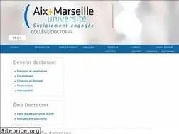 Sites similar to college-doctoral.univ-amu.fr