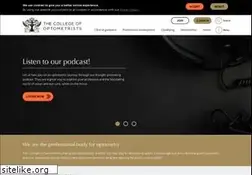 Sites similar to college-optometrists.org
