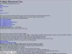 Sites similar to college-placement-test.com