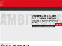 Sites similar to college-stalexandre.qc.ca