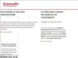 Sites similar to college.sciences-po.fr
