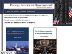 Sites similar to collegeamericangovernment.org