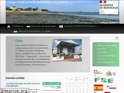 Sites similar to collegeandernos.fr