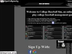 Sites similar to collegebaseballsim.com