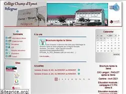 Sites similar to collegechampdeymet.com