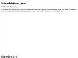 Sites similar to collegeduiattorney.com